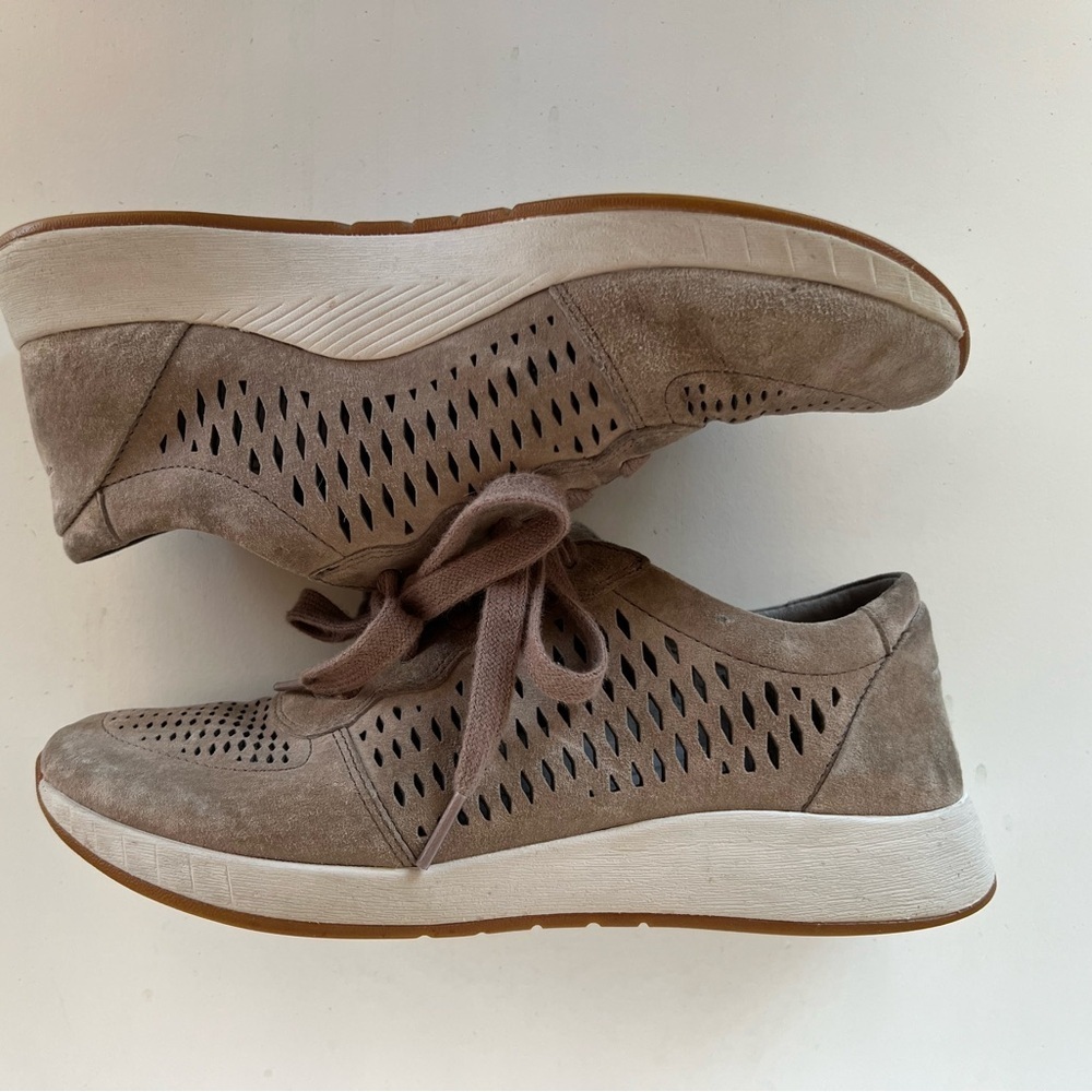 Dansko Women's Charlie Perforated Leather Sneaker Walnut Suede, Size 8 / 39 - Picture 8 of 12